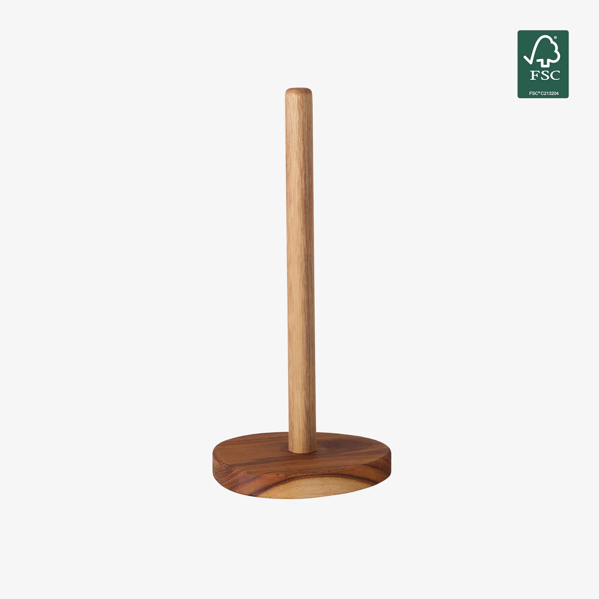RAW - Teak Køkkenrulleholder H30.6 cm