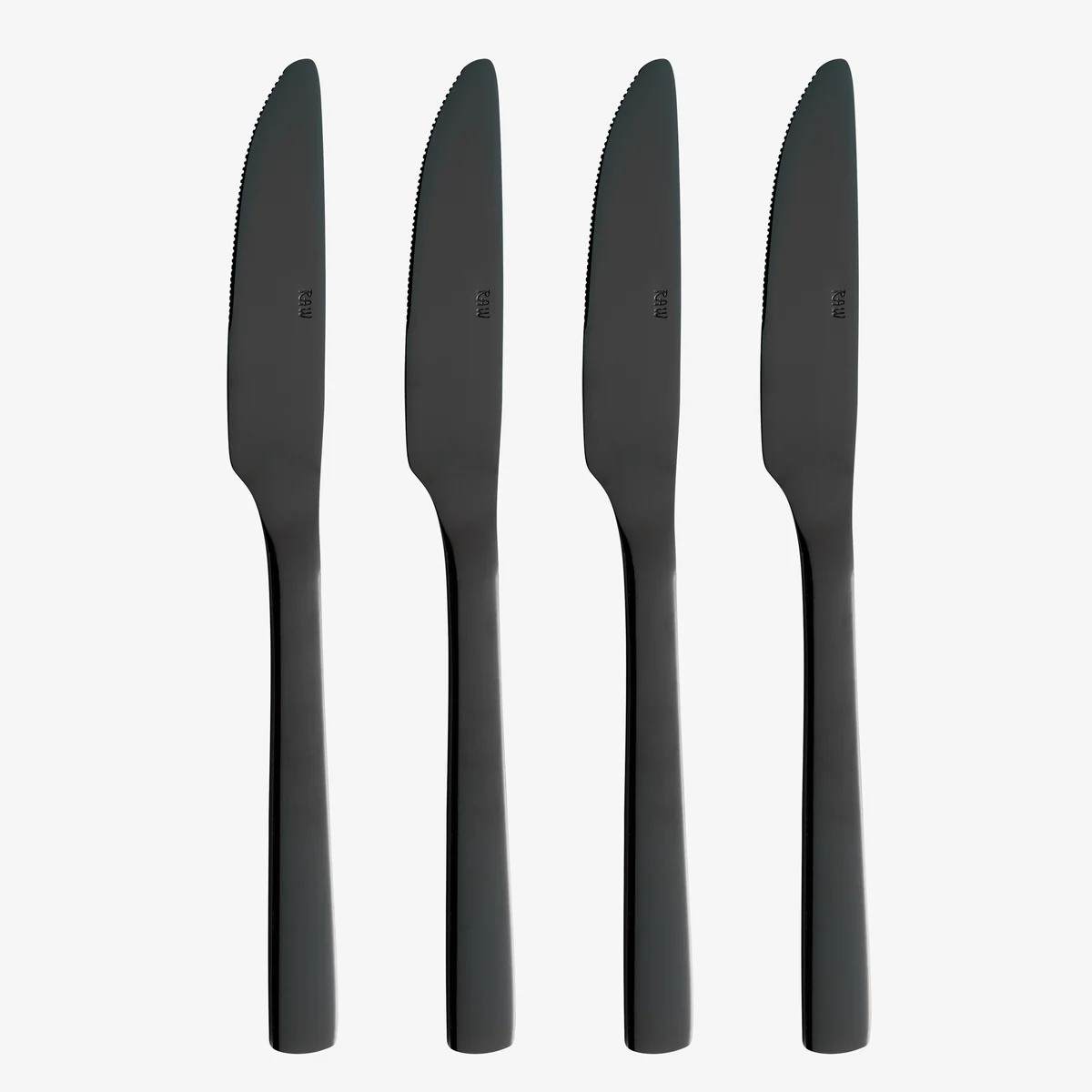 RAW - Kniv 4 stk. Blank Sort