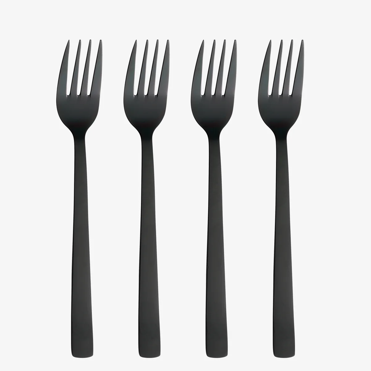 RAW - Gaffel 4 stk. Blank Sort