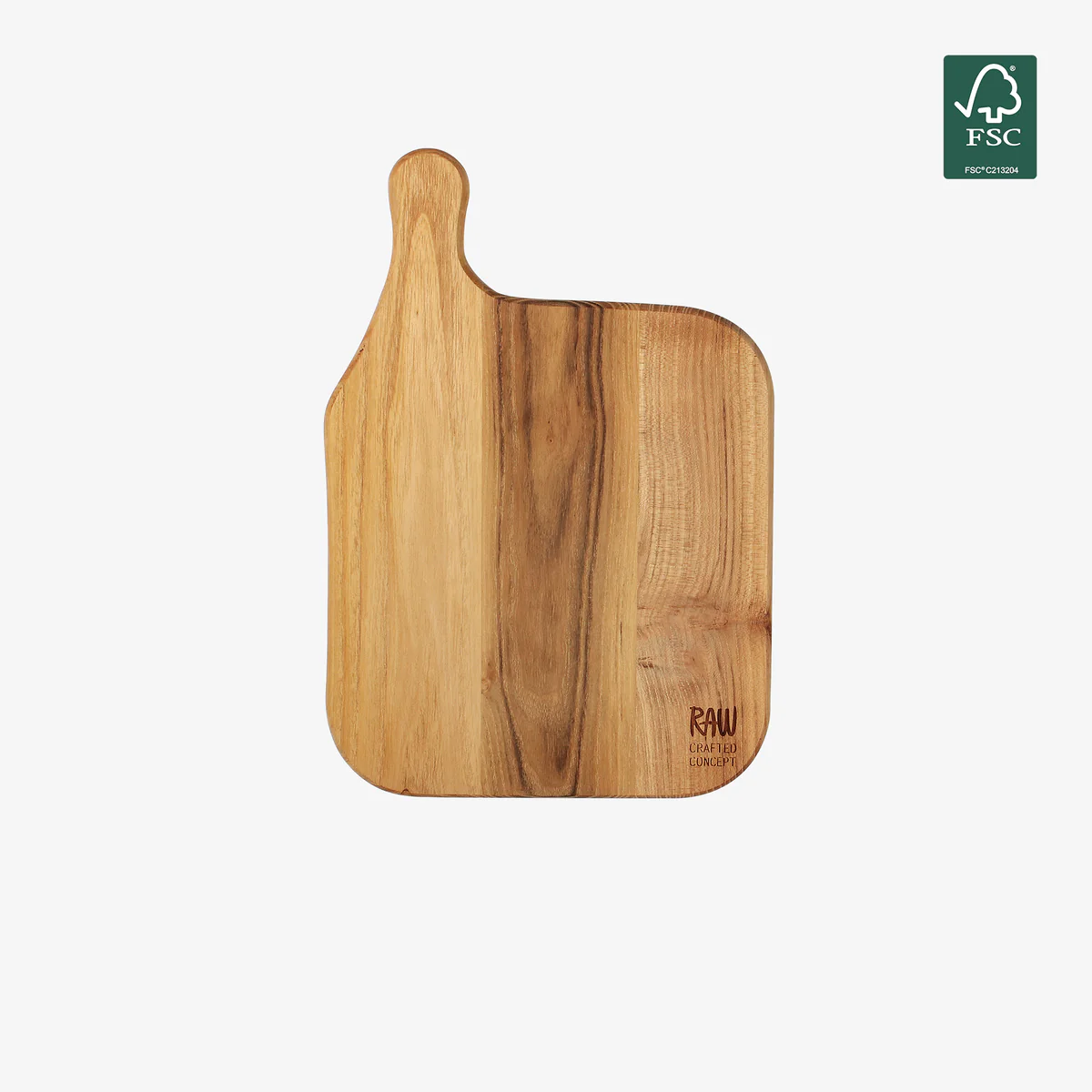 RAW - Teak Skærebræt 32x22 cm