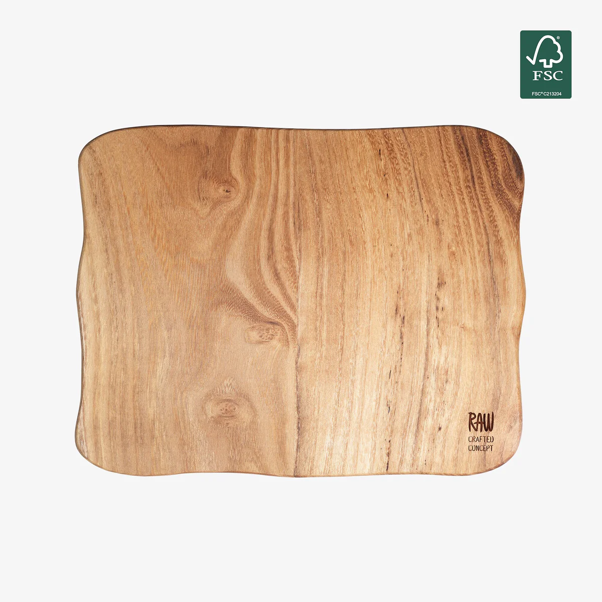 RAW - Teak Skærebræt 40x30 cm