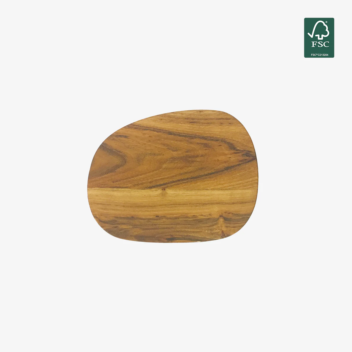 RAW - Teak Smørebræt 2 stk. 19x14 cm