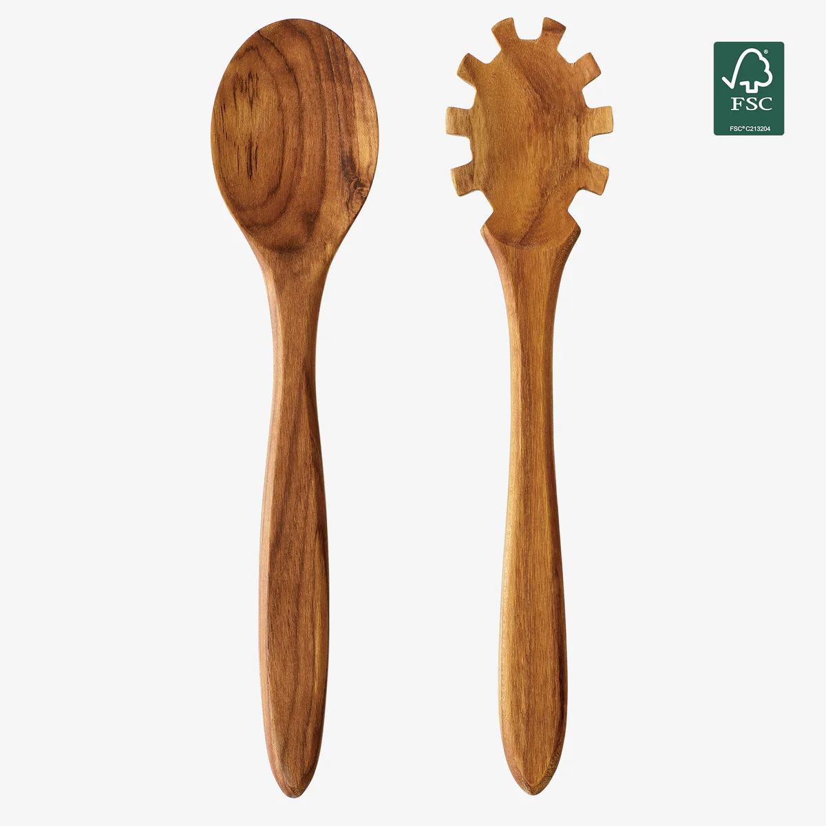 RAW - Teak Salatsæt 2 Dele