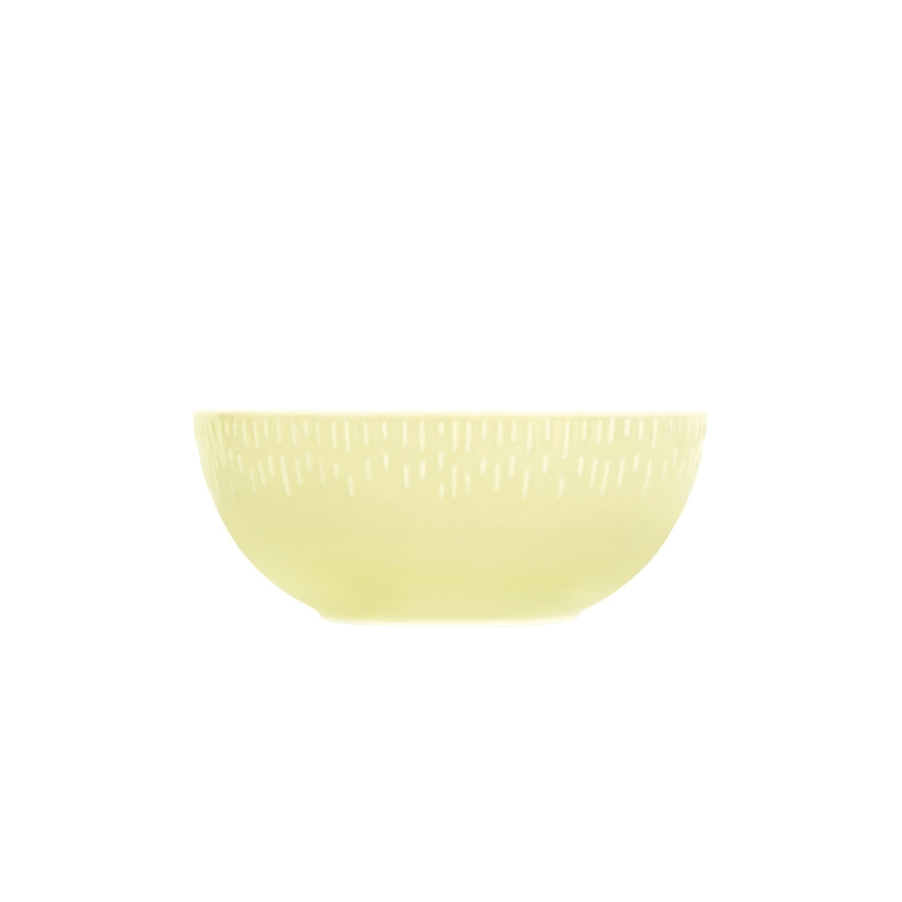 Aida - Confetti salatskål m. relief 23 cm. Lemon