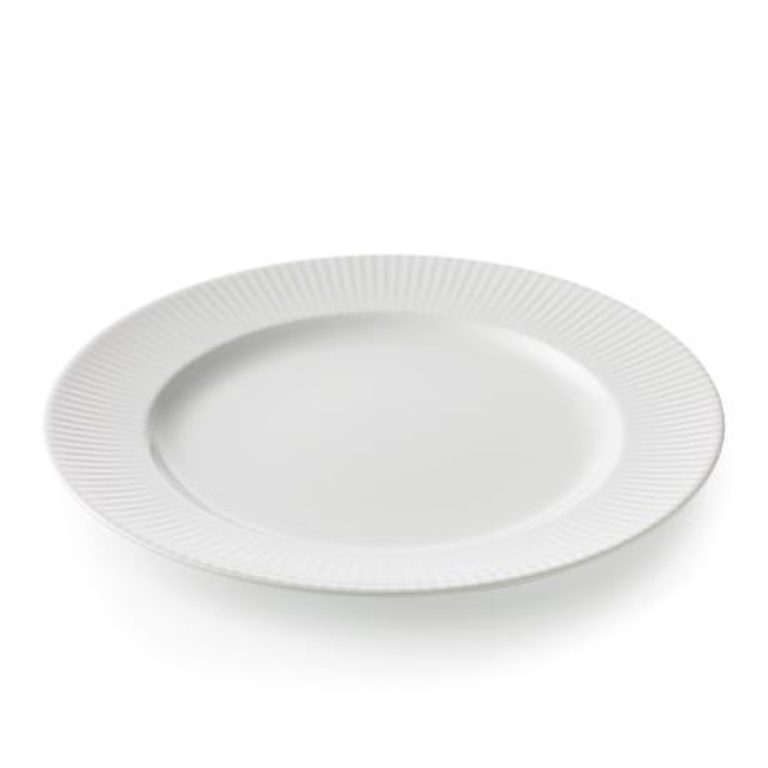 Aida Groovy Stentøj - Middagstallerken 27 cm mat hvid