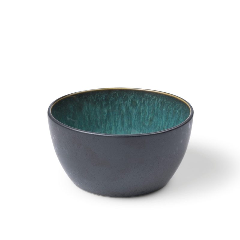 Bitz - Skål 14 cm sort/grøn