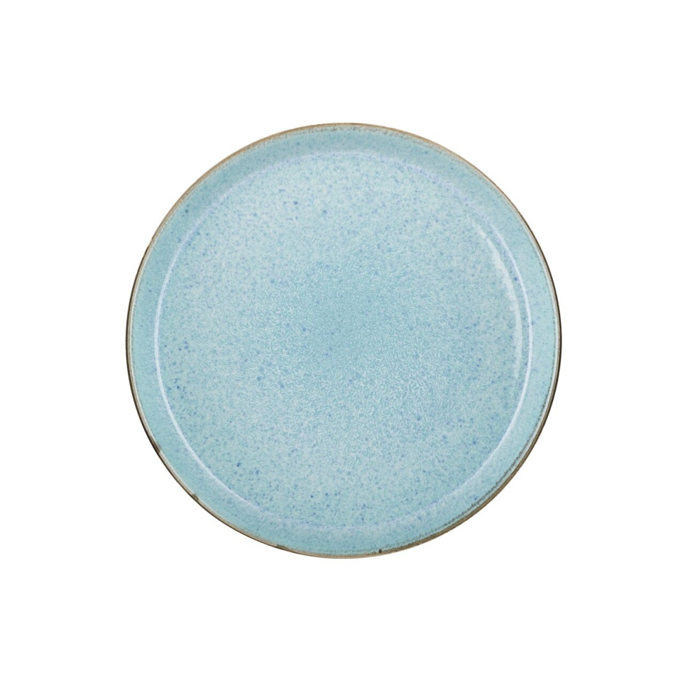 Bitz - Tallerken 27 cm grå/lyseblå