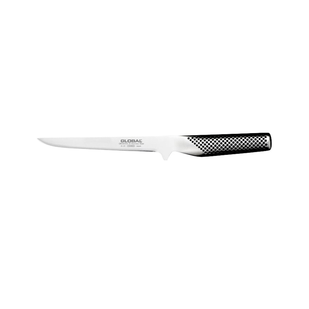 Global - G-21 Fleksibel filetkniv 16 cm