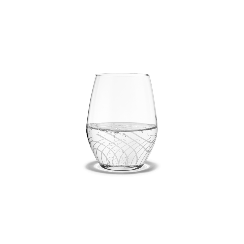 Holmegaard Cabernet Lines - Vandglas 25 cl, 2 stk