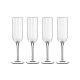 Luigi Bormioli Bach - Champagneglas 21 cl, 4 stk.