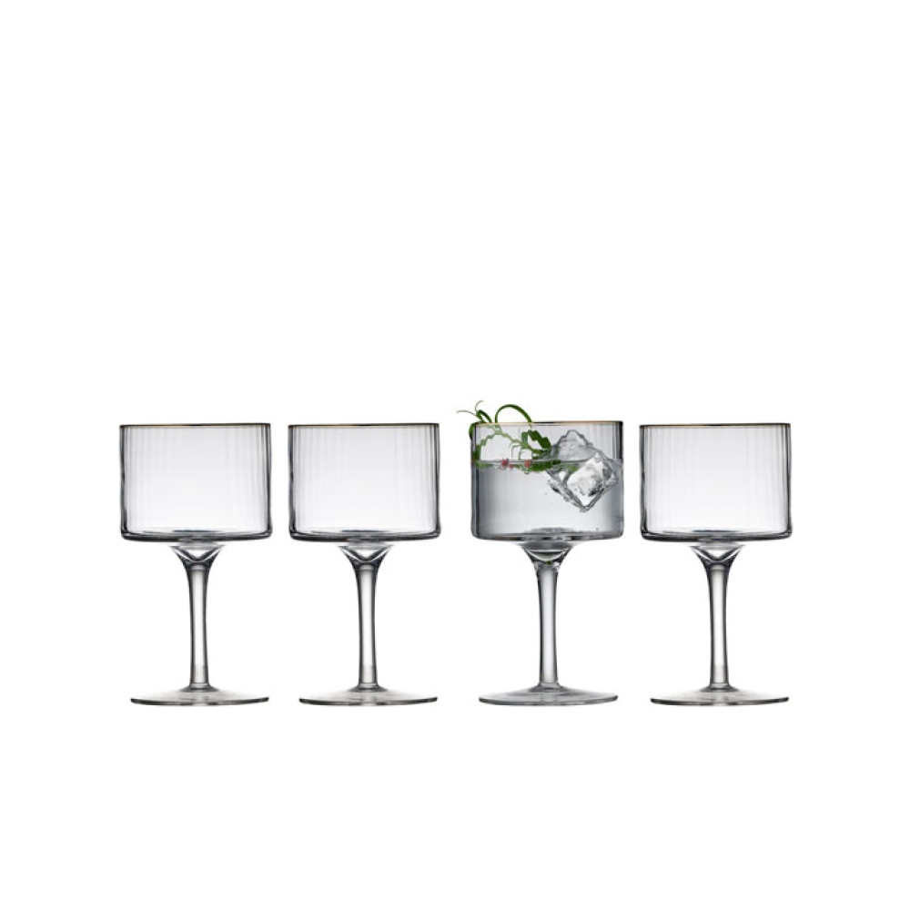 Lyngby Palermo Gold - Gin & Tonic-glas 32 cl, 4 stk.