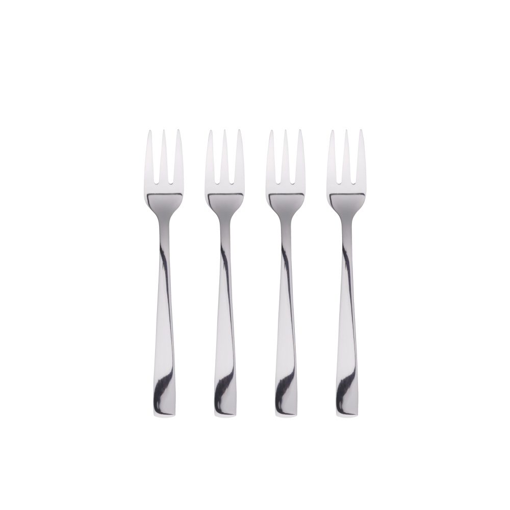 RAW - Kagegaffel 4 stk, Blank stål