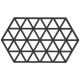 Zone Triangles - Bordskåner 24x14 cm, Sort
