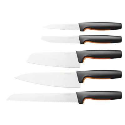 Fiskars - Functional Form Knivsæt 5 stk. Sort