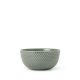Lyngby Porcelæn - Rhombe Earth skål 13 cm moss