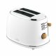 Witt - Premium 2-slice Toaster Wood White