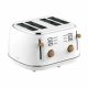 Witt - Premium 4-slice Toaster Wood White