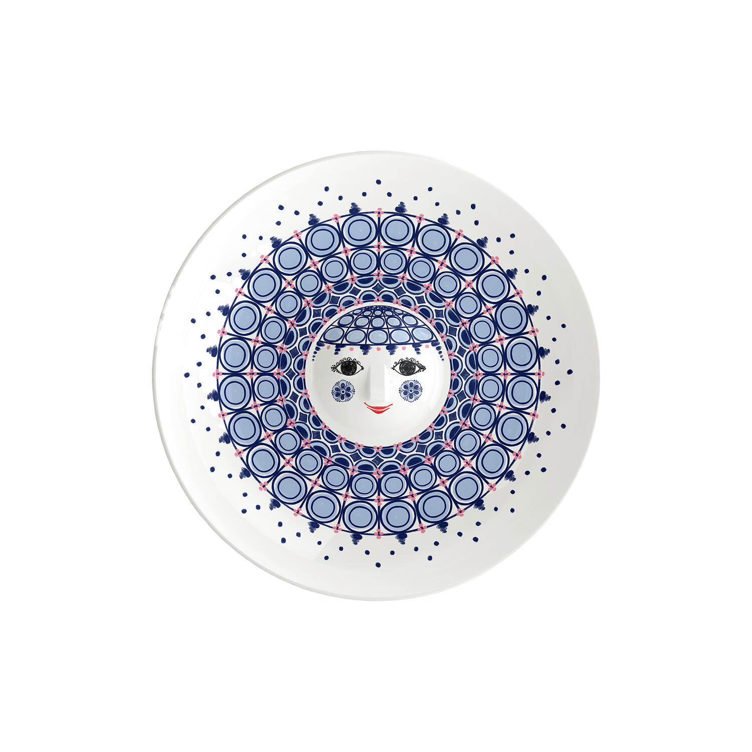 Bjørn Wiinblad - Olga Fad Blå Ø33 cm