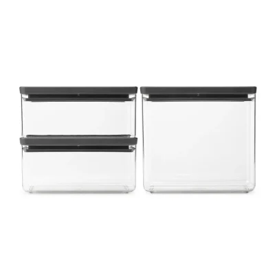 Tasty_StackableCanister_Setof3_2x1.5litreand1x3.5litre-DarkGrey