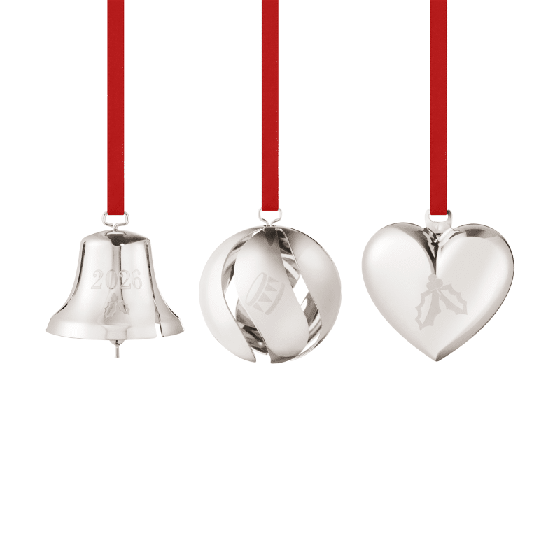Georg Jensen - Jul 2026 Ornamentsæt 3 stk. Palladium